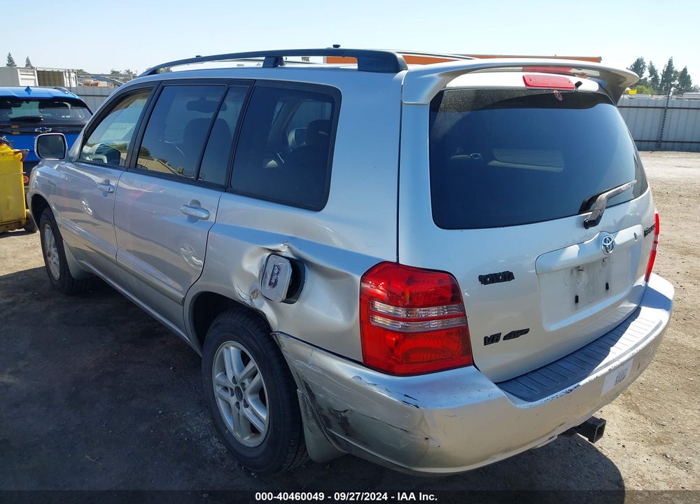 2002 TOYOTA HIGHLANDER LIMITED V6 VIN: JTEHF21A320080462
