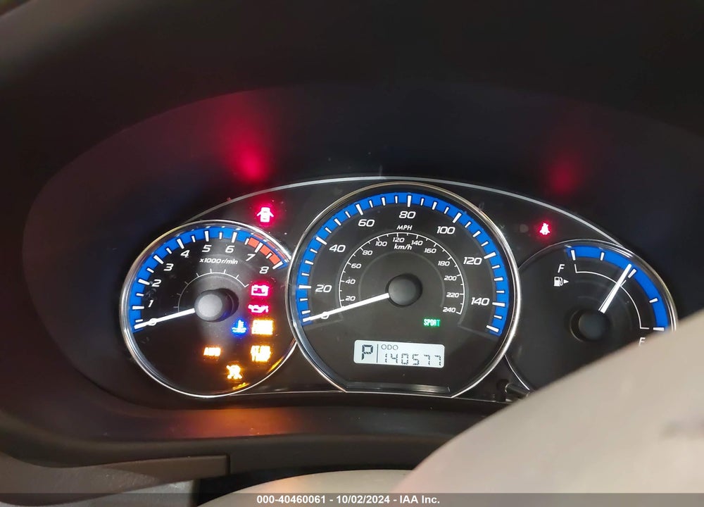 2010 SUBARU FORESTER 2.5XT PREMIUM VIN: JF2SH6EC6AH707180