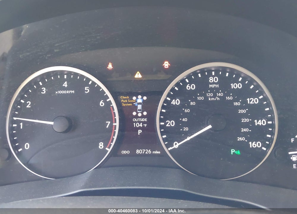 2015 LEXUS ES 350 VIN: JTHBK1GG4F2207286