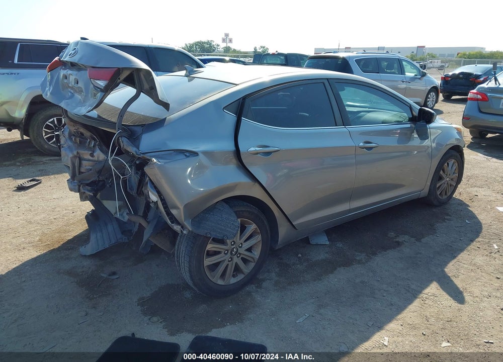 2015 HYUNDAI ELANTRA SE VIN: KMHDH4AE4FU354774