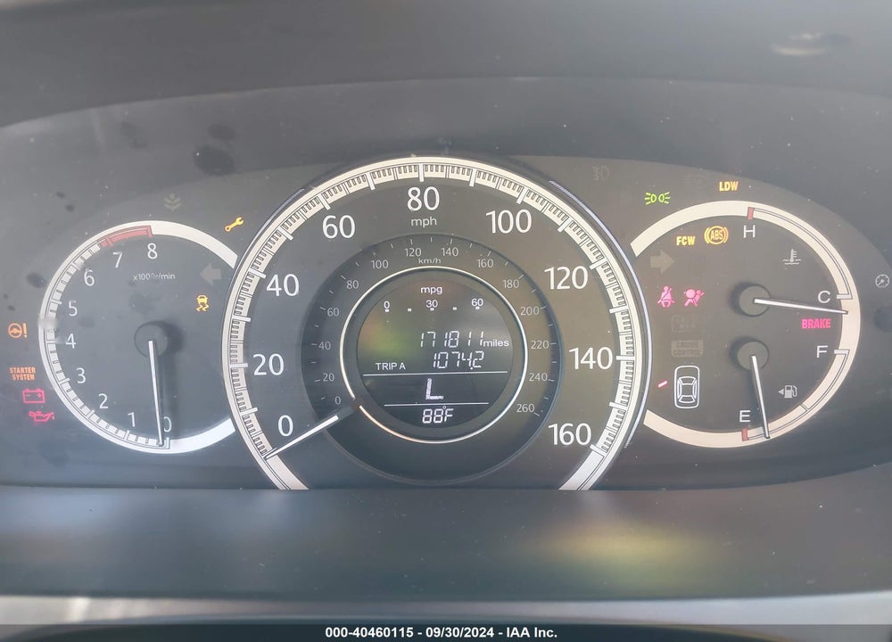 2013 HONDA ACCORD EX-L VIN: 1HGCR2F8XDA132776