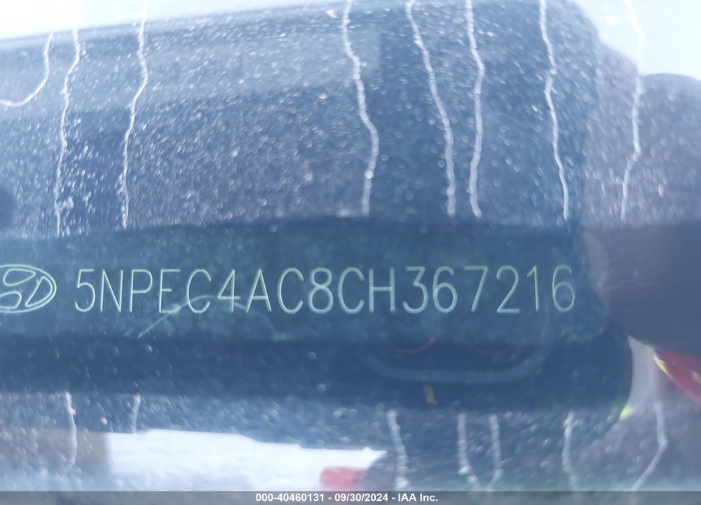 2012 HYUNDAI SONATA LIMITED VIN: 5NPEC4AC8CH367216