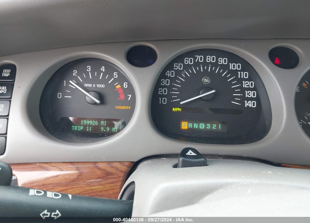 2000 BUICK LESABRE CUSTOM VIN: 1G4HP54K0YU125863