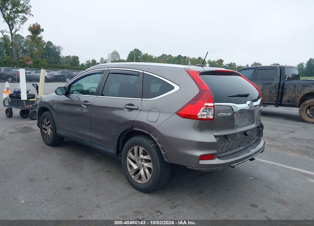 2015 HONDA CR-V EX-L VIN: 5J6RM4H79FL051504