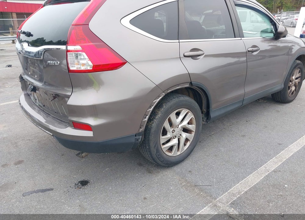 2015 HONDA CR-V EX-L VIN: 5J6RM4H79FL051504