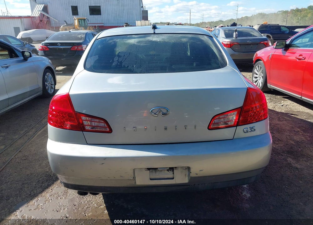 2004 INFINITI G35 VIN: JNKCV51E54M103496