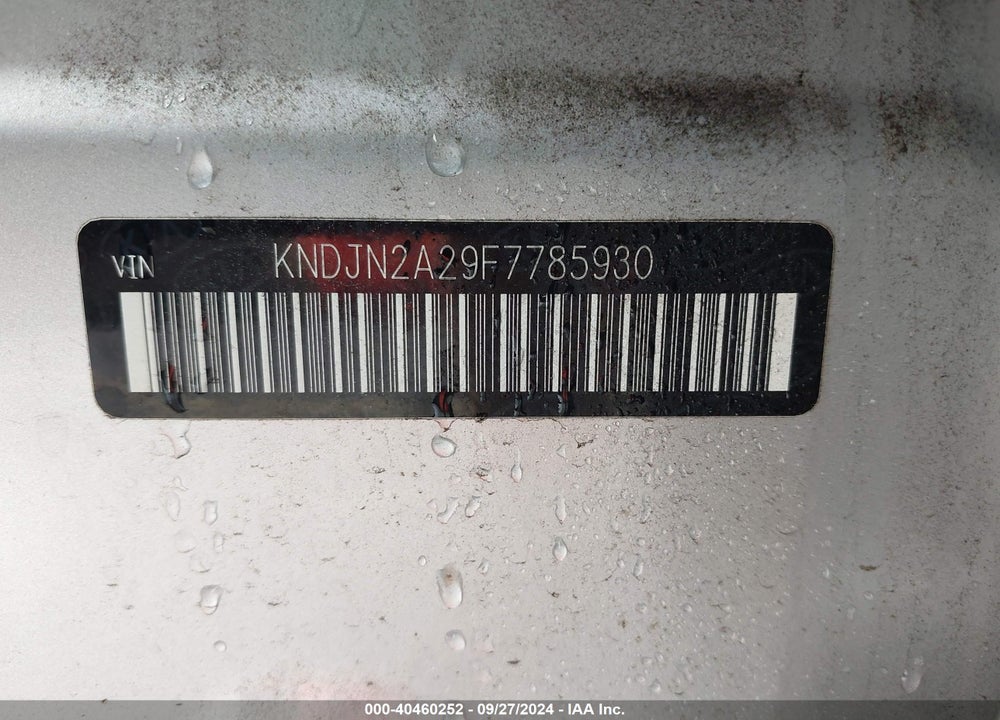 2015 KIA SOUL VIN: KNDJN2A29F7785930