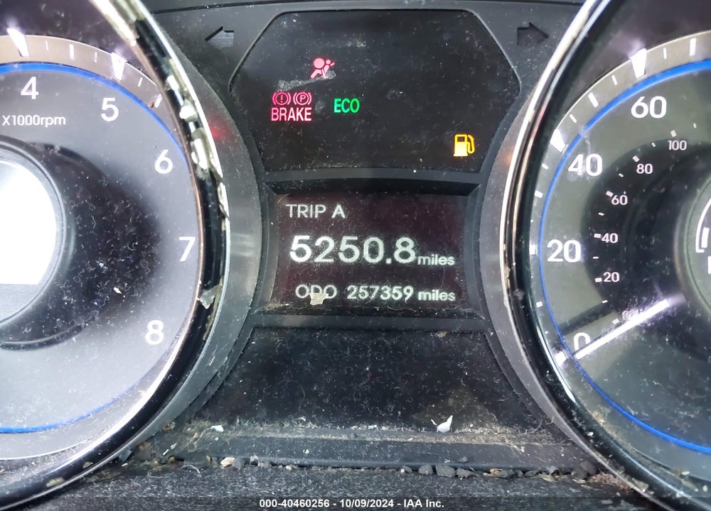 2013 HYUNDAI SONATA GLS VIN: 5NPEB4AC2DH621281