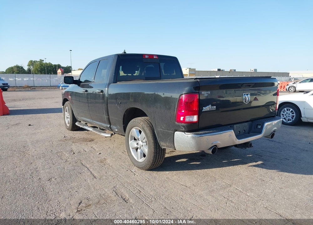2017 RAM 1500 BIG HORN QUAD CAB 4X2 6'4 BOX VIN: 1C6RR6GT6HS657537