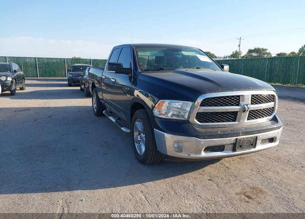 2017 RAM 1500 BIG HORN QUAD CAB 4X2 6'4 BOX VIN: 1C6RR6GT6HS657537