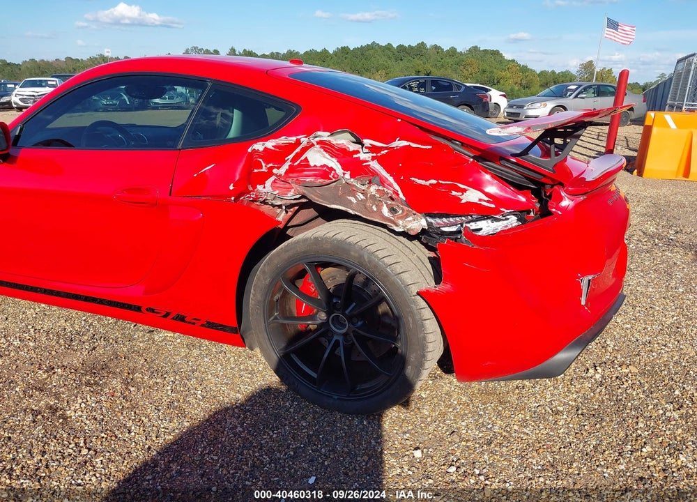 2016 PORSCHE CAYMAN GT4 VIN: WP0AC2A87GK191832