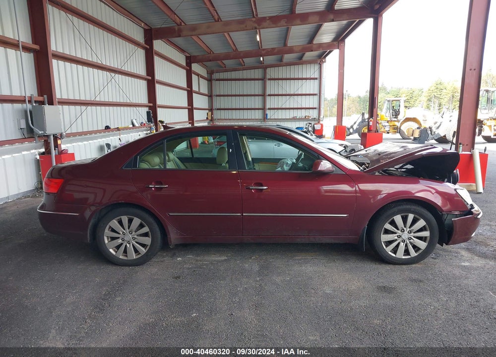 2009 HYUNDAI SONATA LIMITED VIN: 5NPEU46C99H522015