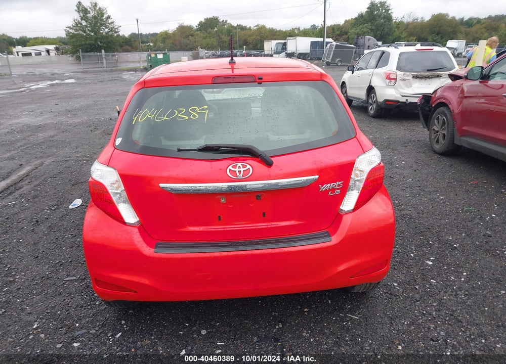 2014 TOYOTA YARIS LE (TMC/CBU PLANT) VIN: JTDKTUD35ED584889
