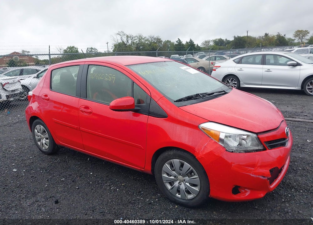 2014 TOYOTA YARIS LE (TMC/CBU PLANT) VIN: JTDKTUD35ED584889
