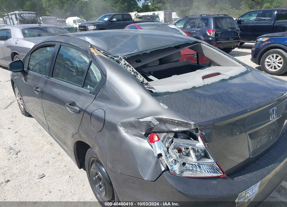 2012 HONDA CIVIC LX VIN: 19XFB2F54CE391829