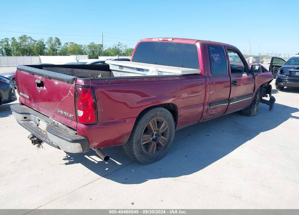 2004 CHEVROLET SILVERADO 1500 LS VIN: 2GCEC19T141346195