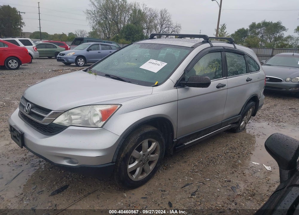 2010 HONDA CR-V LX VIN: 5J6RE3H36AL044751