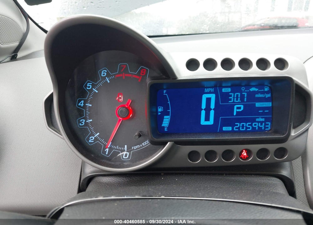 2013 CHEVROLET SONIC LT AUTO VIN: 1G1JC6SH8D4192454