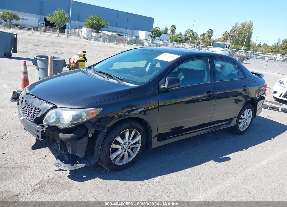 2010 TOYOTA COROLLA S VIN: 2T1BU4EE1AC406370