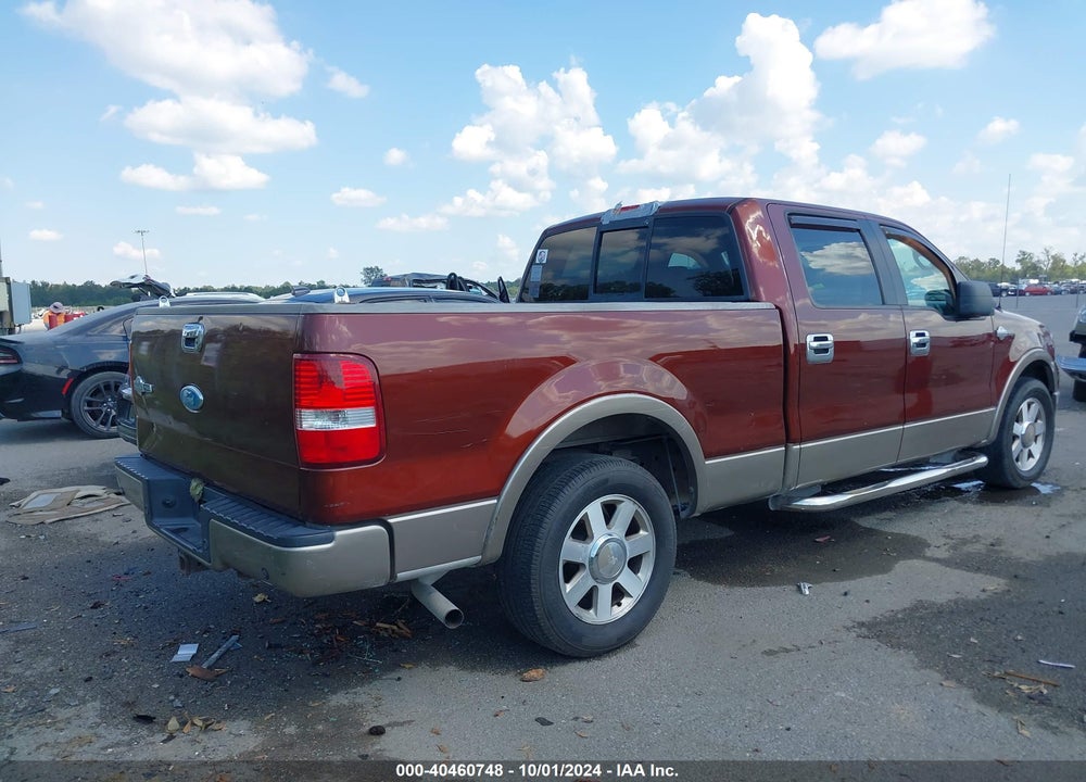 2006 FORD F-150 LARIAT/XLT VIN: 1FTPW12VX6KC30847