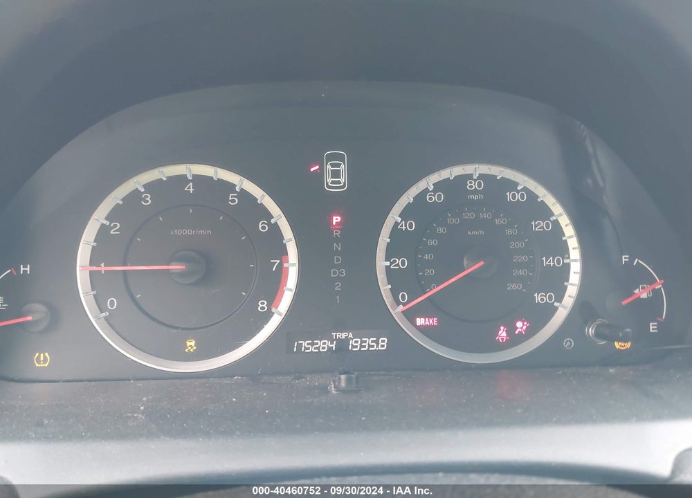 2012 HONDA ACCORD 2.4 SE VIN: 1HGCP2F6XCA225753