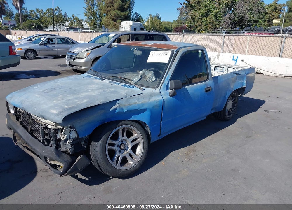 1991 TOYOTA PICKUP 1/2 TON SHORT WHEELBASE VIN: JT4RN81A0M5104530