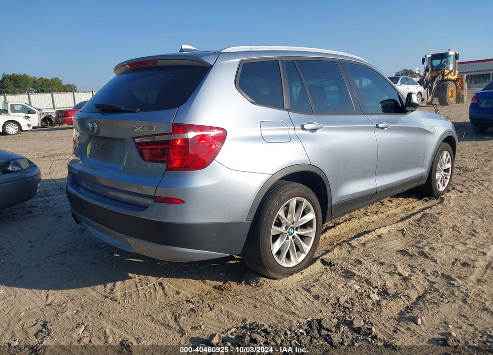 2013 BMW X3 XDRIVE28I VIN: 5UXWX9C53D0A16248