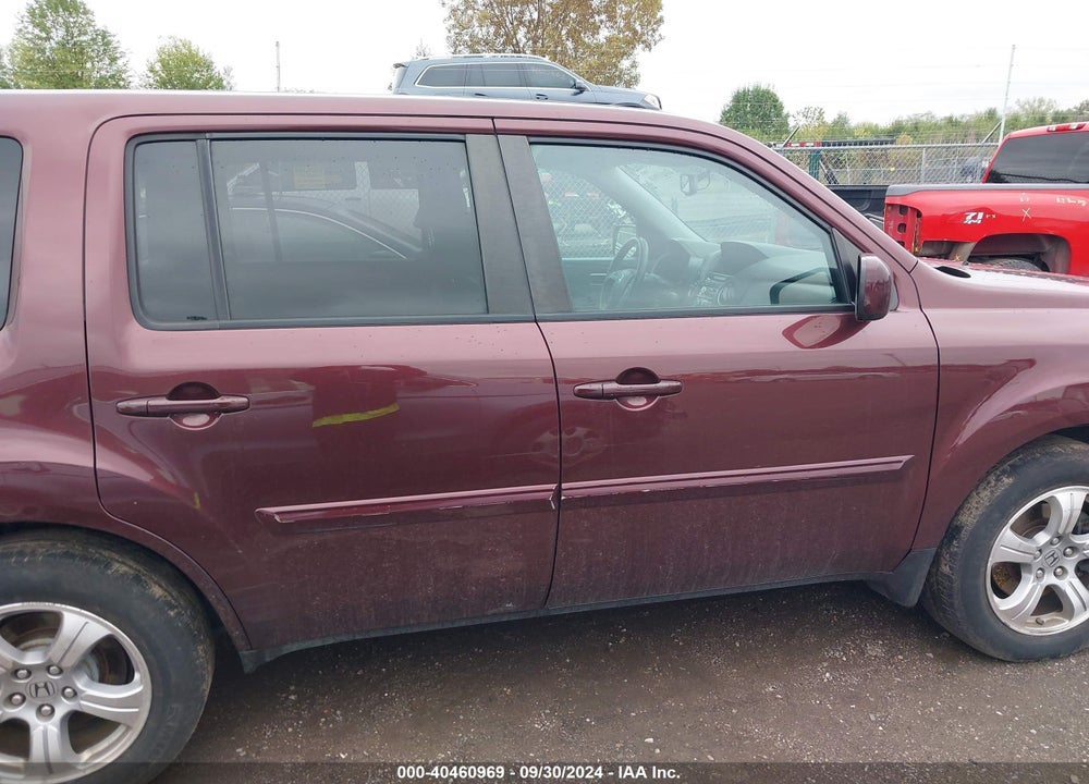 2013 HONDA PILOT EX-L VIN: 5FNYF4H5XDB067687