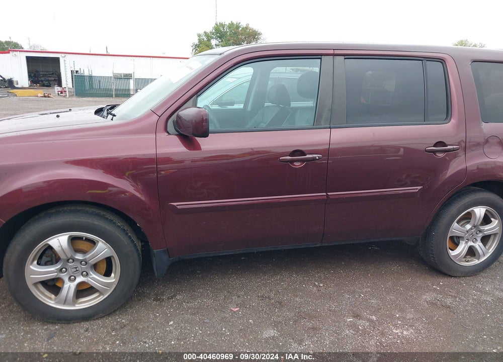 2013 HONDA PILOT EX-L VIN: 5FNYF4H5XDB067687