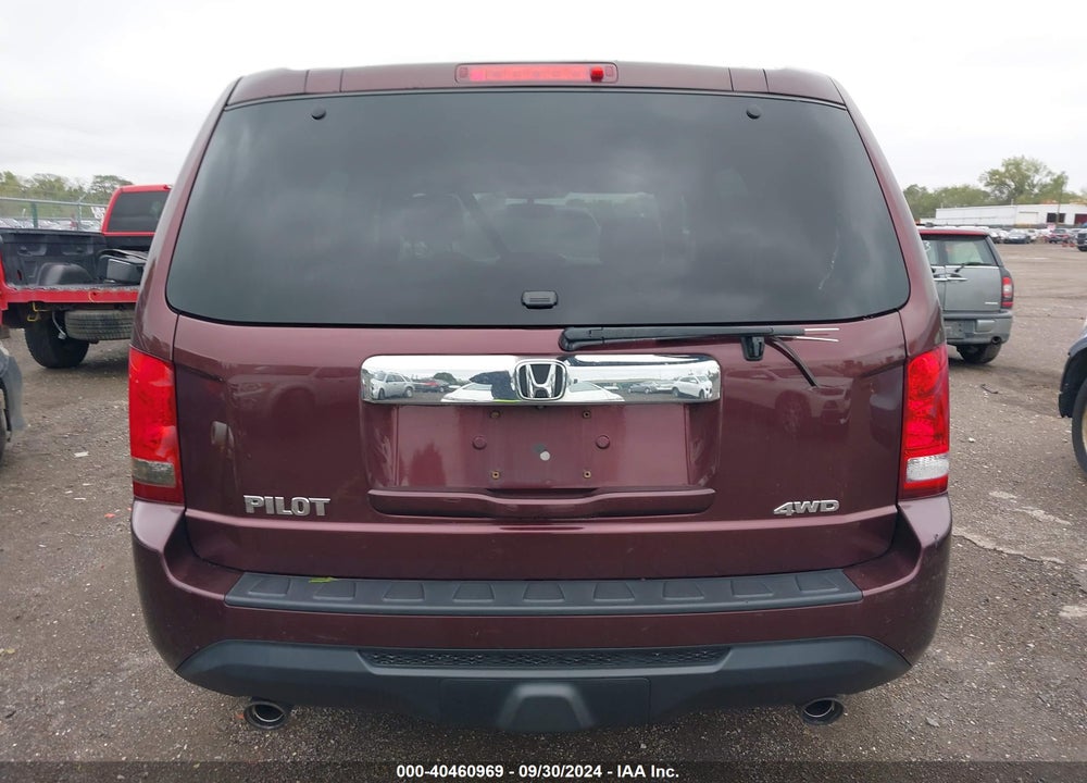 2013 HONDA PILOT EX-L VIN: 5FNYF4H5XDB067687