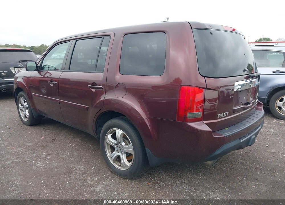 2013 HONDA PILOT EX-L VIN: 5FNYF4H5XDB067687