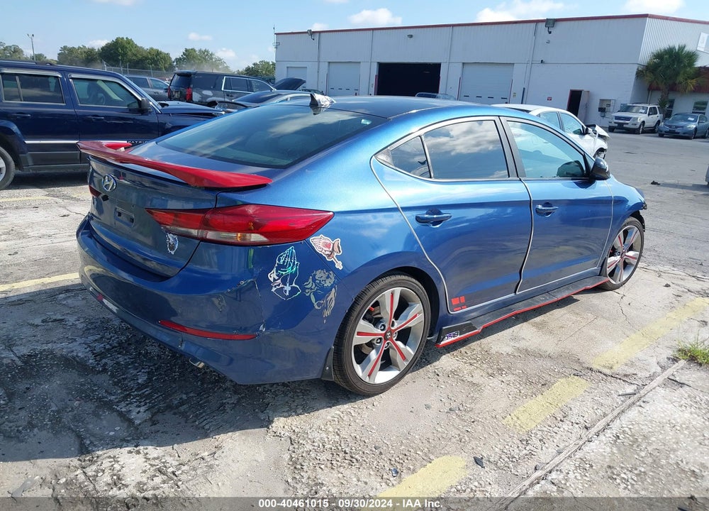 2018 HYUNDAI ELANTRA VIN: KMHD84LF7JU595565