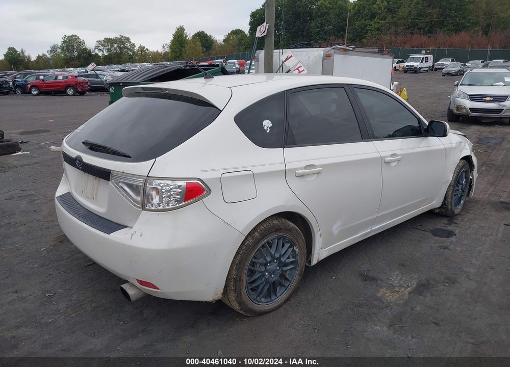 2008 SUBARU IMPREZA 2.5I VIN: JF1GH616X8G828823
