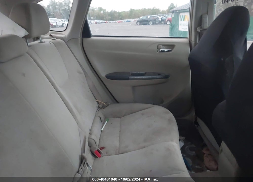 2008 SUBARU IMPREZA 2.5I VIN: JF1GH616X8G828823