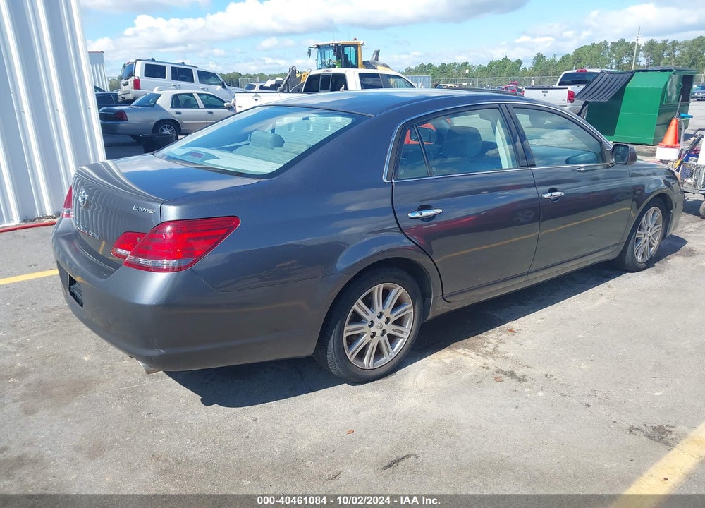 2008 TOYOTA AVALON LIMITED VIN: 4T1BK36B78U302513