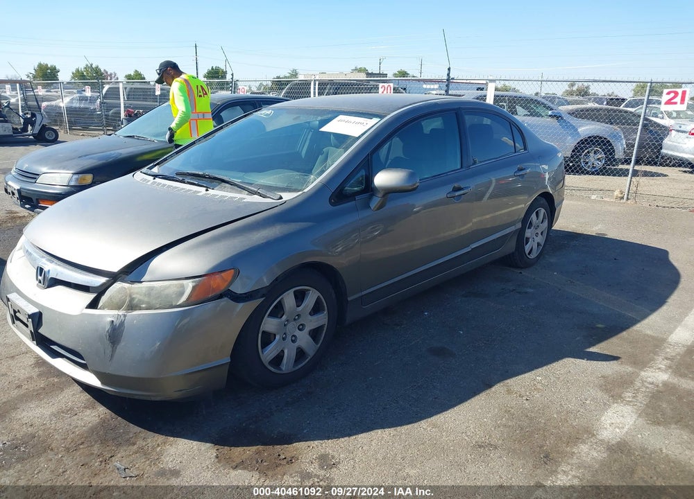 2008 HONDA CIVIC LX VIN: 2HGFA16548H354502