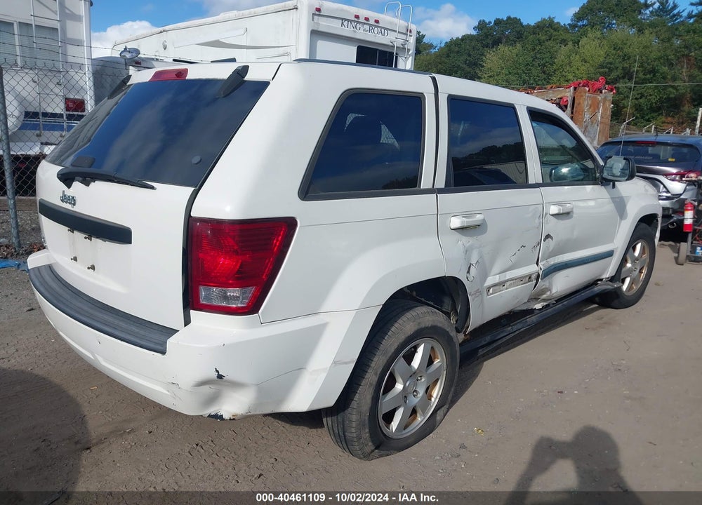 2008 JEEP GRAND CHEROKEE LAREDO VIN: 1J8GR48K08C193948