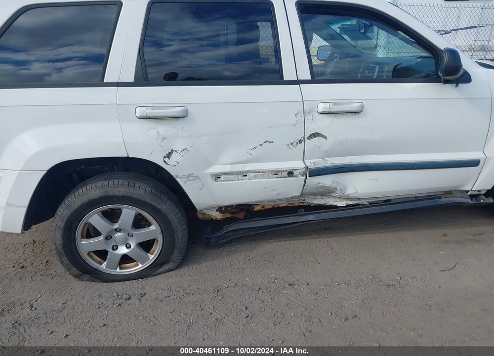 2008 JEEP GRAND CHEROKEE LAREDO VIN: 1J8GR48K08C193948