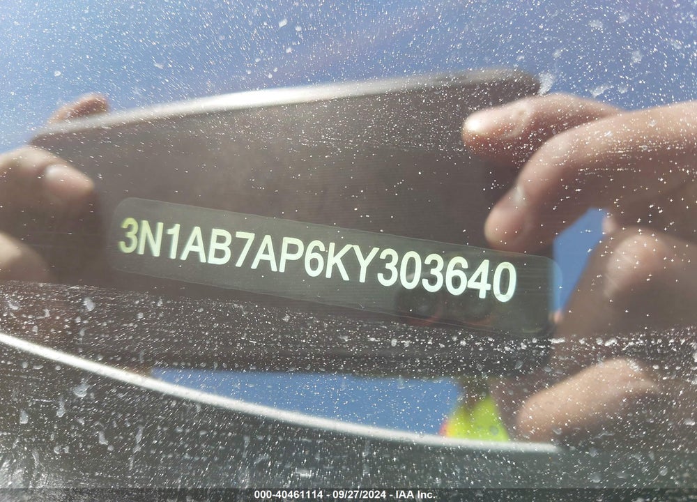 2019 NISSAN SENTRA SV VIN: 3N1AB7AP6KY303640