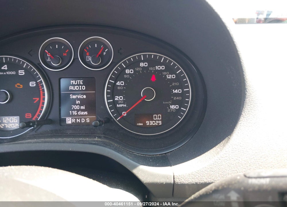 2009 AUDI A3 2.0T VIN: WAUHE78P19A140030