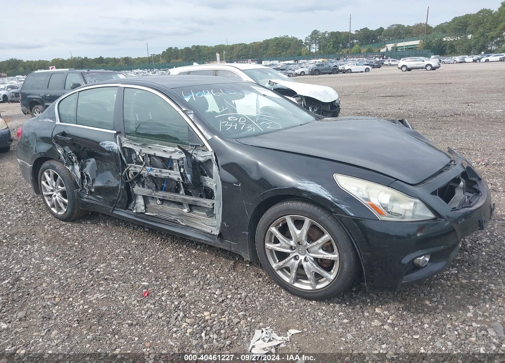 2013 INFINITI G37X VIN: JN1CV6AR6DM752169