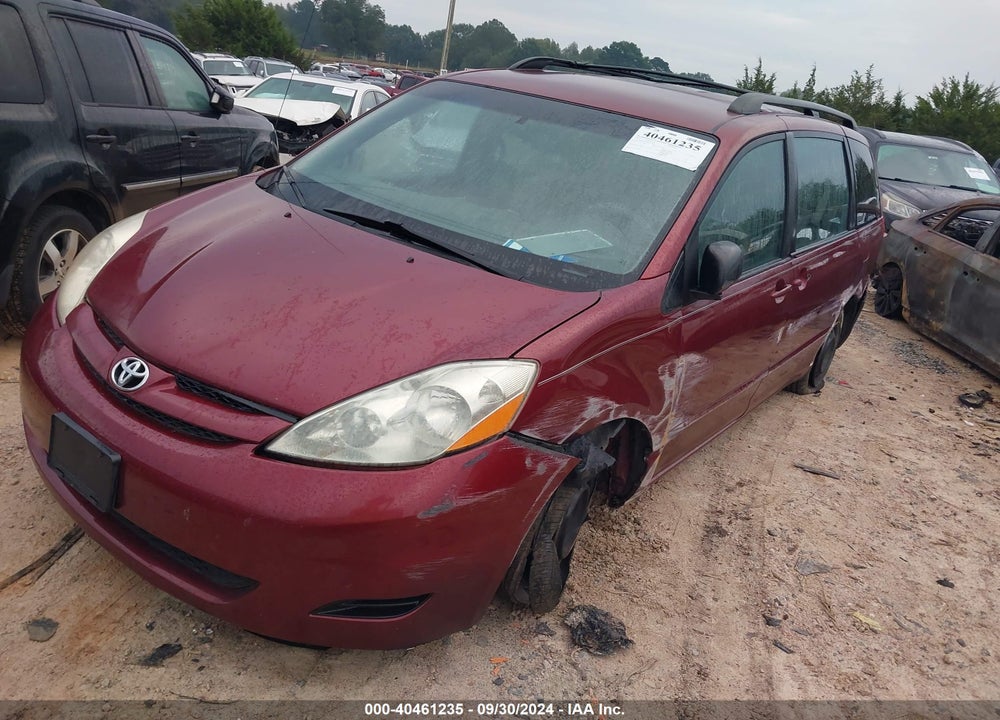 2010 TOYOTA SIENNA LE VIN: 5TDKK4CC8AS322156