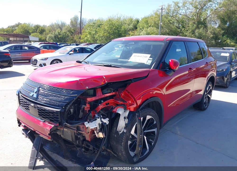 2024 MITSUBISHI OUTLANDER SE 2.5 2WD/SE BLACK EDITION S-AWC/SE BLACK EDITION W/PANO ROOF VIN: JA4J3VA87RZ025753