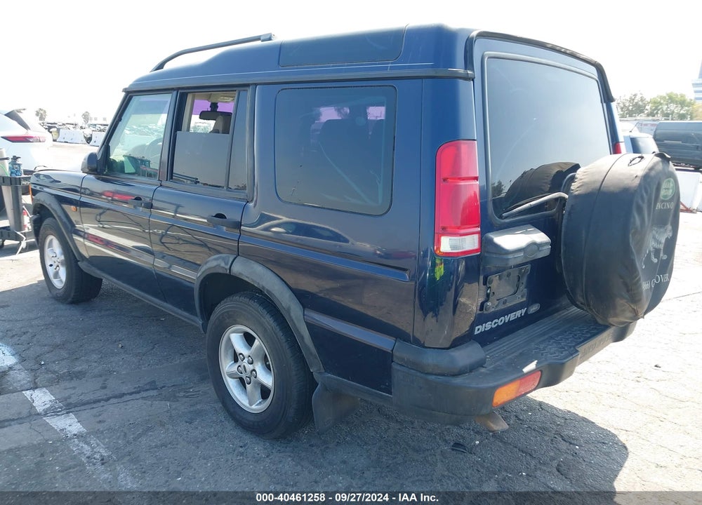 2002 LAND ROVER DISCOVERY SERIES II SD VIN: SALTL15452A743071