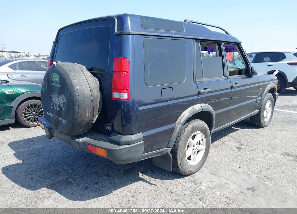 2002 LAND ROVER DISCOVERY SERIES II SD VIN: SALTL15452A743071