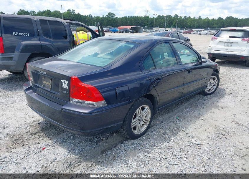 2007 VOLVO S60 2.5T VIN: YV1RS592X72605557
