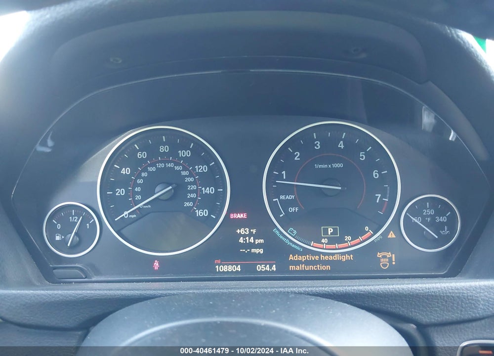2014 BMW 328I XDRIVE VIN: WBA3B5C58EF958767