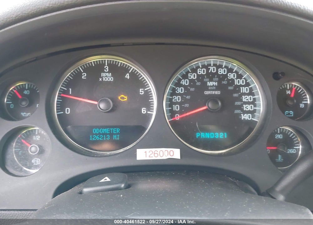 2008 CHEVROLET TAHOE C1500 POLICE/SPCL SVC VIN: 1GNEC03018R257076