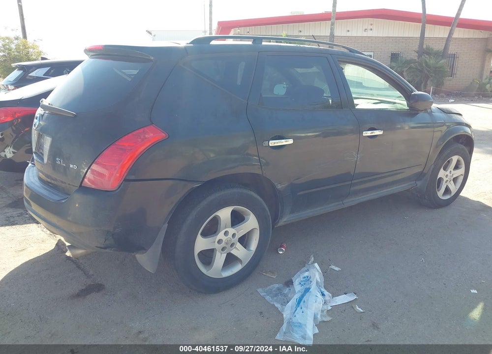 2003 NISSAN MURANO SL VIN: JN8AZ08W43W220167