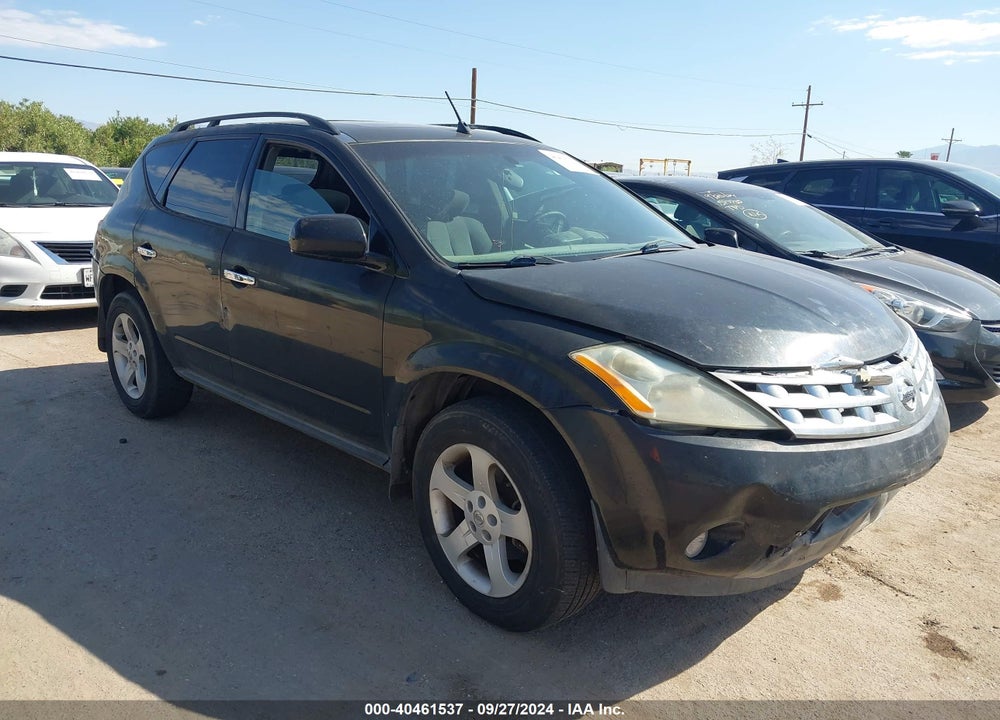 2003 NISSAN MURANO SL VIN: JN8AZ08W43W220167